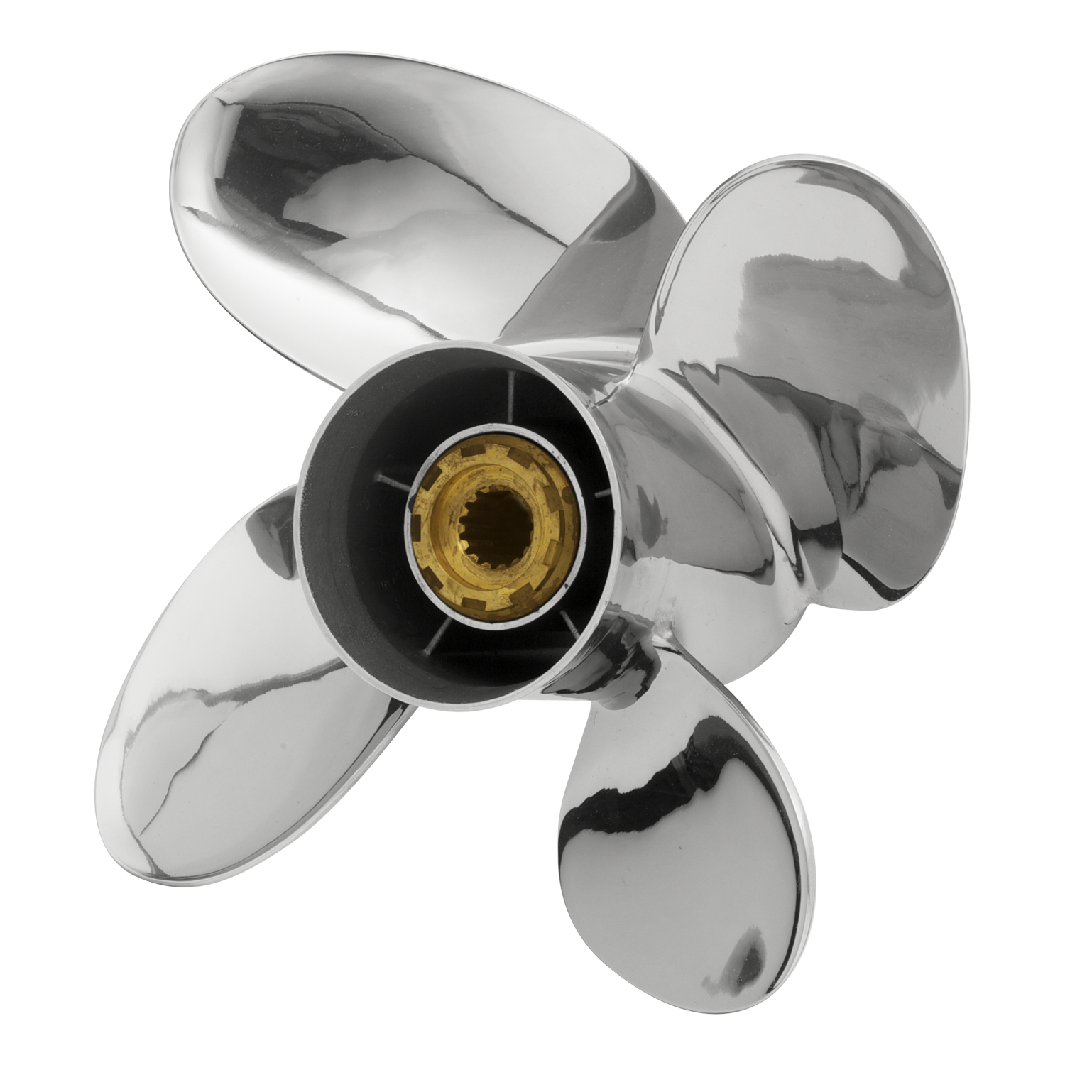 Power Tech NRS 4 Blade Propeller Fits 50 - 130 HP Suzuki 4 stroke
