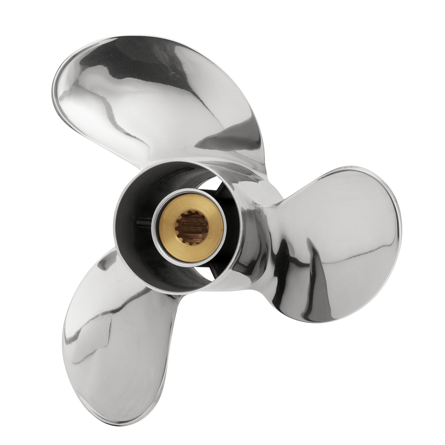 PowerTech YS50SWC3 3Blade Stainless Propeller Fits Yamaha 40-60HP