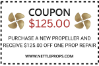 "$125.00 Off" Prop Repair When You Buy A New OJ Propeller