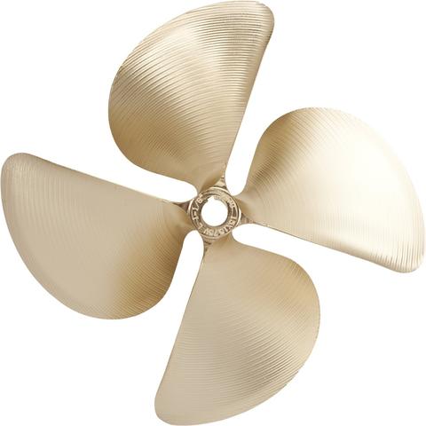 Acme 1039 Propeller 4 Blade 13.5 x 19.50 LH Spline Bore .125 Cup - Acme 1039