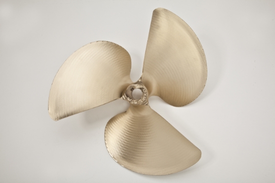 Acme 3524 Propeller 4 Blade 13.75 X 15.00 RH 1" Bore .105 Cup  