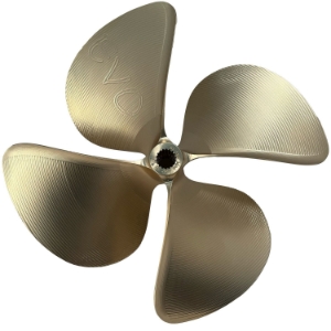 OJ 3007 EVO Propeller 4 Blade 18 x 16 LH  SPLINE BORE .140 CUP