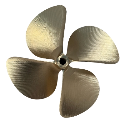 OJ 3711 EVO Propeller 4 Blade 17.5 x 14.75 LH  1 1/4" Bore  .140 CUP   OJ 3711 EVO Propeller 4 Blade 17.5 x 14.75 LH  1 1/4" Bore  .140 CUP  ,oj evo prop,oj 3711 evo,EVOLUTION propellers,3711,oj props,oj3711
