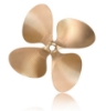 OJ 475 XMP PROPELLER 14.25 X 14.5 LH 4-BLADE 1 1/8" 