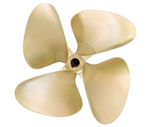 OJ 709 Ski Pro V-3 Propeller 4 Blade 13.9 X 14.25 LH  Spline Bore OJ 709 Ski Pro V-3 Propeller 4 Blade 13.9 X 14.25 LH  Spline Bore .110 cup, oj 709, oj 709 prop, oj 709 propeller,