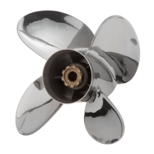 PowerTech ELE4 Performance 4 Blade Stainless Propeller - Suzuki