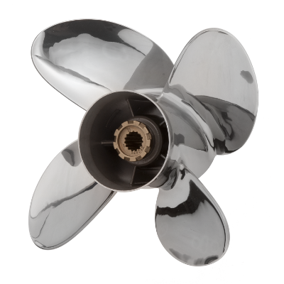 PowerTech ELE4 Performance 4 Blade Stainless Propeller - Suzuki ELE,4 Blade PowerTech ELE4 Performance Stainless Suzuki Propeller ,MS275ELE4R15P,MS275ELE4R17P ,MS275ELE4R19P,MS275ELE4R21P