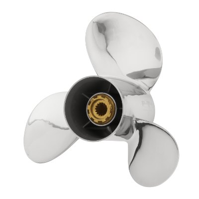 PowerTech MQS 3 Blade Propeller - Yamaha "PowerTech MQS 3 Blade Stainless Steel Propellers, MQS3,Yamaha