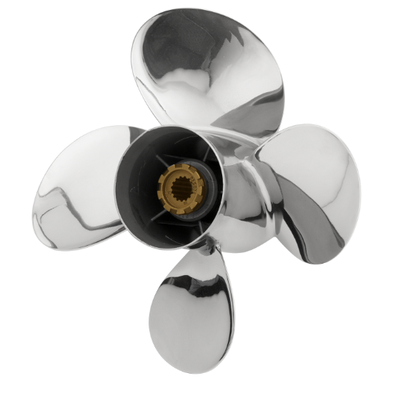 PowerTech MQS 4 Blade Propeller - Johnson/Evinrude - MQS4-JOHNSON/EVINRUDE