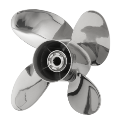 PowerTech OFS 4 Blade Propeller - Evinrude / Johnson "PowerTech OFS 4 Blade Stainless Steel Propellers, ofs4,Mercury, For  Evinrude / Johnson 90-300HP Outboards 