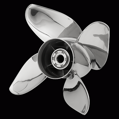 PowerTech OFX4 Propeller - Yamaha "PowerTech offers Stainless Steel Propellers marine propellers, boat propellers, counter-rotating propellers, left hand propellers, and bass boat propellers"