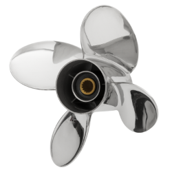 PowerTech PTR4 4 Blade Propeller-4 Stroke Suzuki Power Tech PTR4 Performance 4 Blade Propeller Fits DF90,DF115,DF140 Suzuki 4 Stroke Outboard Motors...
