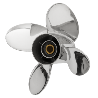 PowerTech PTR4 4 Blade Propeller-4 Stroke Suzuki Power Tech PTR4 Performance 4 Blade Propeller Fits DF90,DF115,DF140 Suzuki 4 Stroke Outboard Motors...