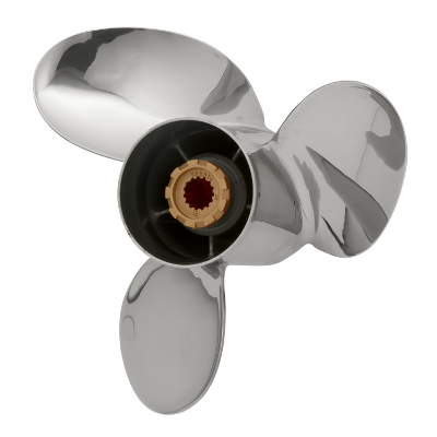 PowerTech RAF Stainless Propeller - Yamaha RAF3 Blade PowerTech RAF 3 Performance Stainless Yamaha Propeller, VT145RAF3R13P,VT145RAF3R15,VT145RAF3R17,VT145RAF3R19,VT145RAF3R21