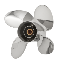 PowerTech RED 4-Blade Stainless Propeller - Tohatsu / Nissan RED4 Blade PowerTech RED 4 Performance Stainless Tohatsu/Nissan Propeller, M135RED4R13P, M135RED4R14P, M135RED4R15P, M135RED4R16P, M135RED4R17P, M135RED4R18P, M135RED4R19P, M135RED4R20P
