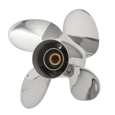 PowerTech RED 4-Blade Stainless Propeller - Tohatsu / Nissan RED4 Blade PowerTech RED 4 Performance Stainless Tohatsu/Nissan Propeller, M135RED4R13P, M135RED4R14P, M135RED4R15P, M135RED4R16P, M135RED4R17P, M135RED4R18P, M135RED4R19P, M135RED4R20P