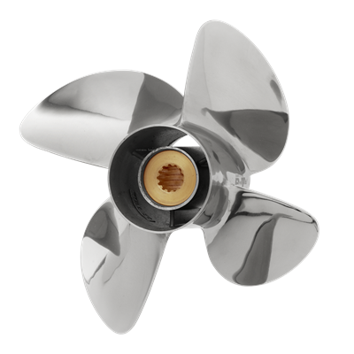 PowerTech SCB 4Blade Stainless Propeller - Nissan / Tohatsu PowerTech TN40SCB4 4 Blade Stainless Propeller Fits Nissan / Tohatsu 35-70HP Outboards Motors..., SCB4R12PTN40, SCB4R13PTN40, SCB4R14PTN40, SCB4R15PTN40, SCB4R16PTN40, SCB4R17PTN40