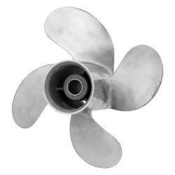 PowerTech SWA 4 Blade Stainless Propeller Yamaha Power Tech YM15SWA4R 4 Blade Multi-Use Stainless Propeller fits 9.9-15 HP Yamaha Outboard Motors... SWA4R9PYM15,SWA4R10PYM15,SWA4R11PYM15, Power Tech Propeller,SWA4