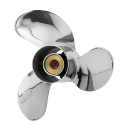 PowerTech SWC 3Blade Stainless Propeller - Evinrude / Johnson SWC,SWC3,Power Tech Propellers,PowerTech props, Evinrude/Johnson 40-75HP, SWC3R9POM50,SWC3R10POM50,SWC3R11POM50,SWC3R12POM50,SWC3R13POM50