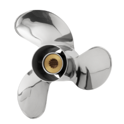 PowerTech SWC 3Blade Stainless Propeller - NISSAN / TOHATSU SWC,SWC3,Power Tech Propellers,PowerTech props,Nissan/Tohatsu 40-60HP,SWC3R10PTN40,SWC3R11PTN40,SWC3R12PTN40,SWC3R13PTN40,SWC3R14PTN40