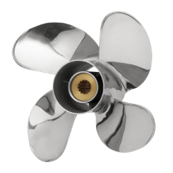 PowerTech SWC 4Blade Stainless Propeller - NISSAN / TOHATSU SWC,SWC4,Power Tech Propellers,PowerTech props,Nissan/Tohatsu 40-60HP,SWC 4R10PTN40,SWC4R11PTN40,SWC4R12PTN40,SWC4R13PTN40,SWC4R14PTN40