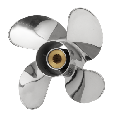 PowerTech SWC 4Blade Stainless Propeller - NISSAN / TOHATSU SWC,SWC4,Power Tech Propellers,PowerTech props,Nissan/Tohatsu 40-60HP,SWC 4R10PTN40,SWC4R11PTN40,SWC4R12PTN40,SWC4R13PTN40,SWC4R14PTN40