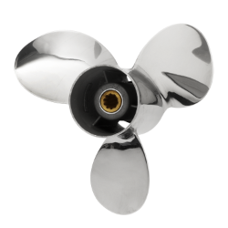 PowerTech TLR 3 Blade Propeller Mercury 2 Stoke Power Tech Propellers - Power Tech Tohatsu/Nissan Factory Equivalent Stainless Propeller Fits 25-30 Hp Mercury Outboards... (2-STROKE ), TLR, TLR3, TLR 3, POWERTECH, TLR3R9PM25, TLR3R10PM25, TLR3R11PM25, TLR3R12PM25, TLR3R13PM25